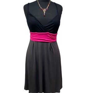 Express Tank Black & Pink Dress